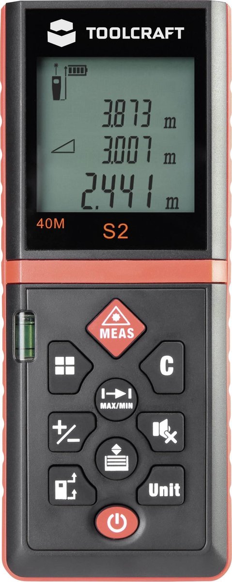 TOOLCRAFT LDM X40 Telemetro laser 40 m