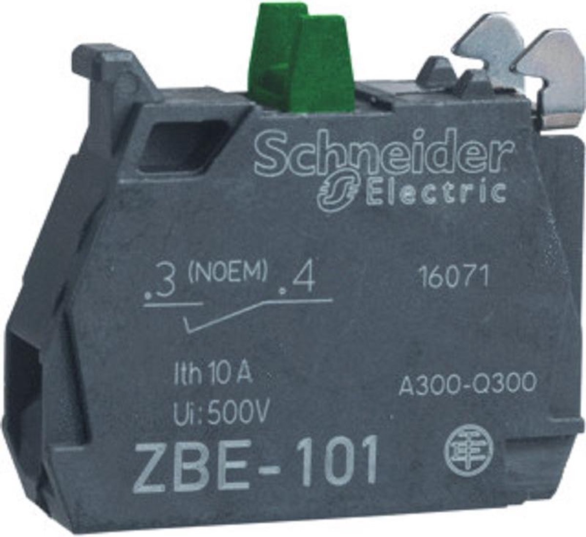 Schneider Electric ZBE101 Bloc de contacts auxiliaires 1 NO (T) 5 pc(s)
