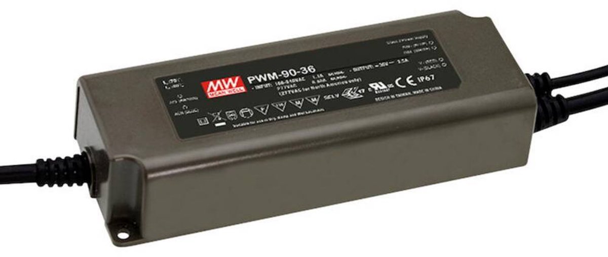 Driver LED MEAN WELL PWM-40-12 40 W 12 V 3,34 A PWM