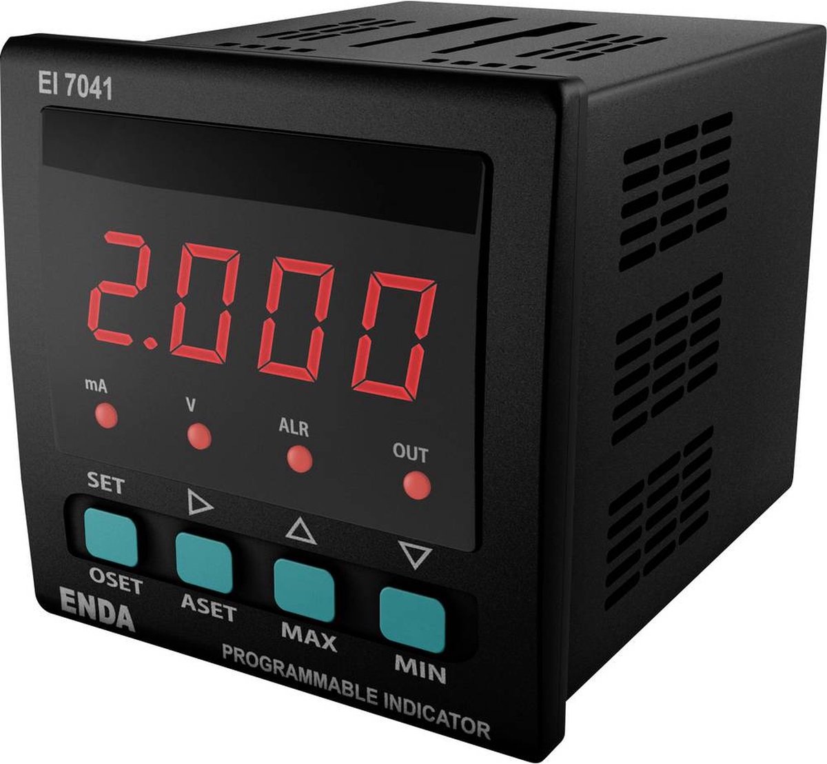 Enda EI7041-230-2R-12 Appareil de mesure numérique à encastrer