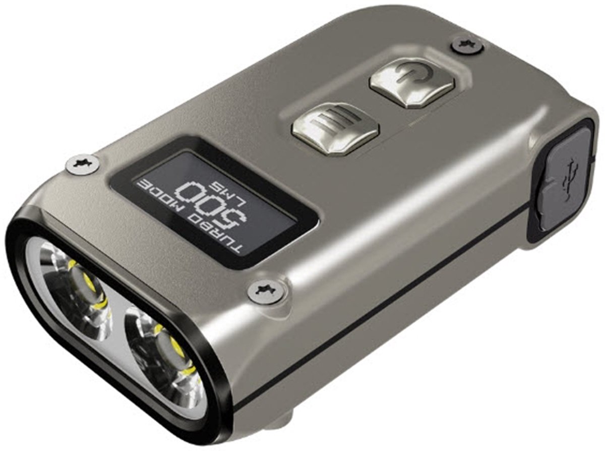NiteCore TINI 2 Titanium NC-TINI2TI LED Lampe de poche à batterie 500 lm 22 g