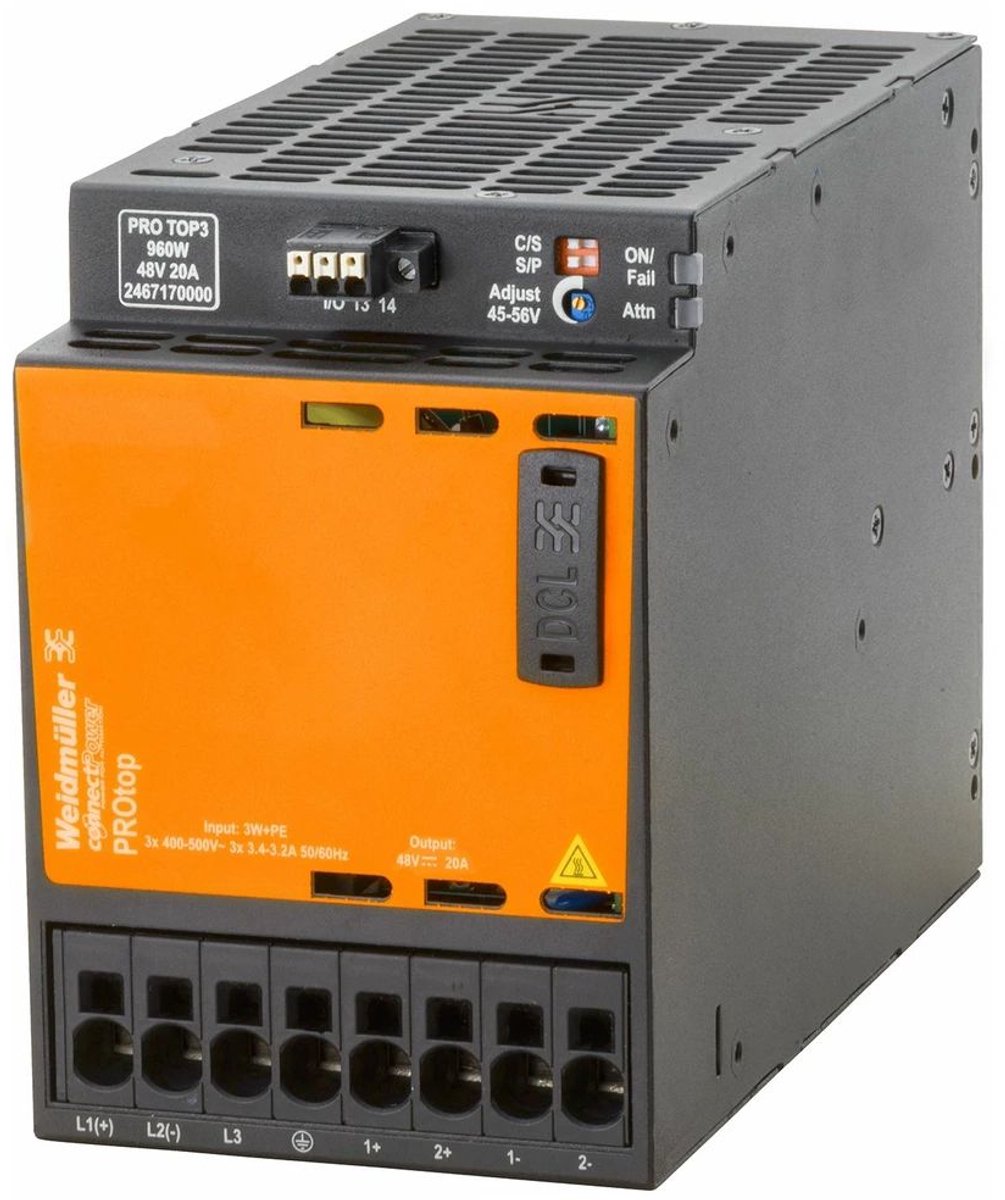 Weidmüller 2467170000 Alimentation à découpage 48 V/DC 20 A 960 W Contenu 1 pc(s)