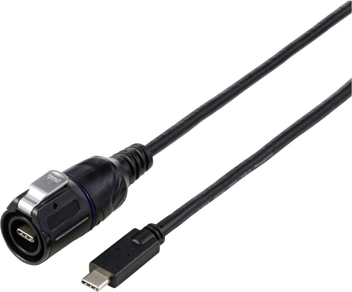 Adaptateur USB type C ® avec câble de 1 M. TC-12770464 TRU COMPONENTS Contenu: 1 pc(s)