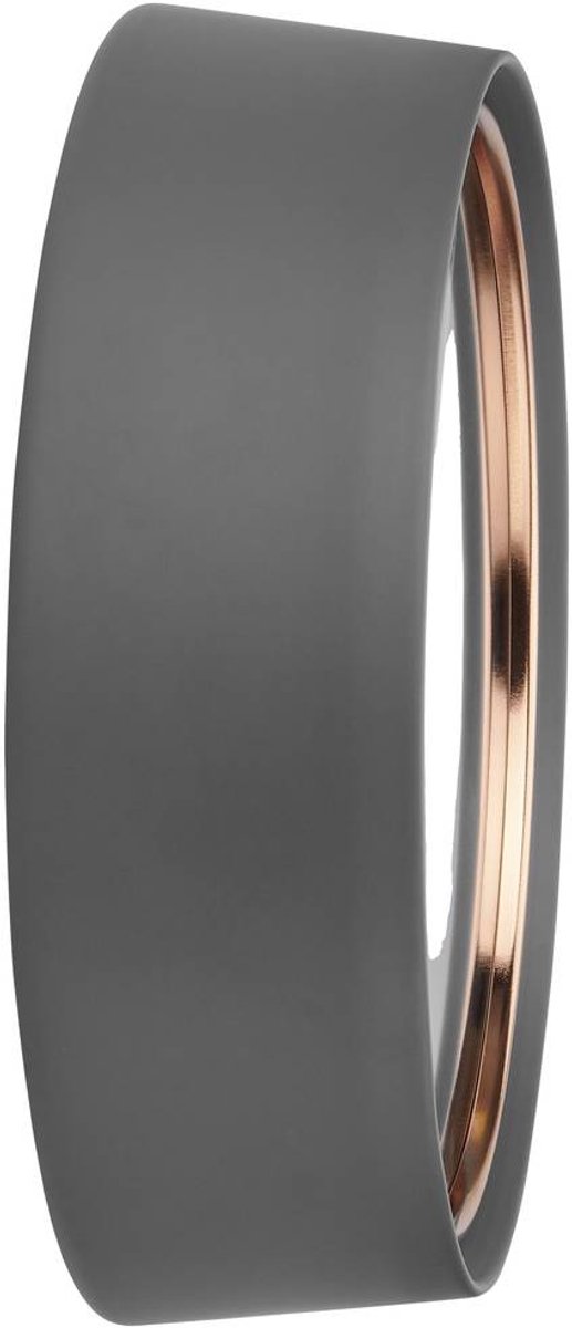 Horloge murale TFA Dostmann 60.3547.10 radiopiloté(e) 22.3 cm x 70 mm gris, cuivre