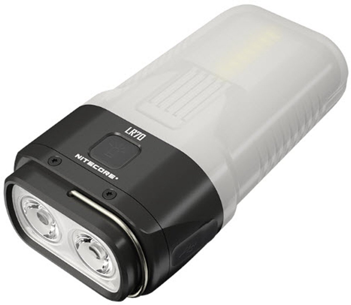 NiteCore NC-LR70 LR70 LED Lampe de camping 3000 lm à batterie 271 g noir