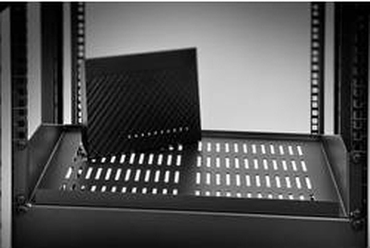 Renkforce RF-3432144 19 pouces 2 UH adapté à une baie de profondeur: à partir de 400 mm noir