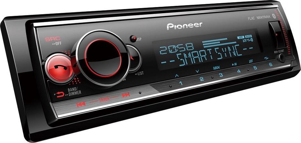 Pioneer MVH-S520BT Autoradio port pour commande au volant