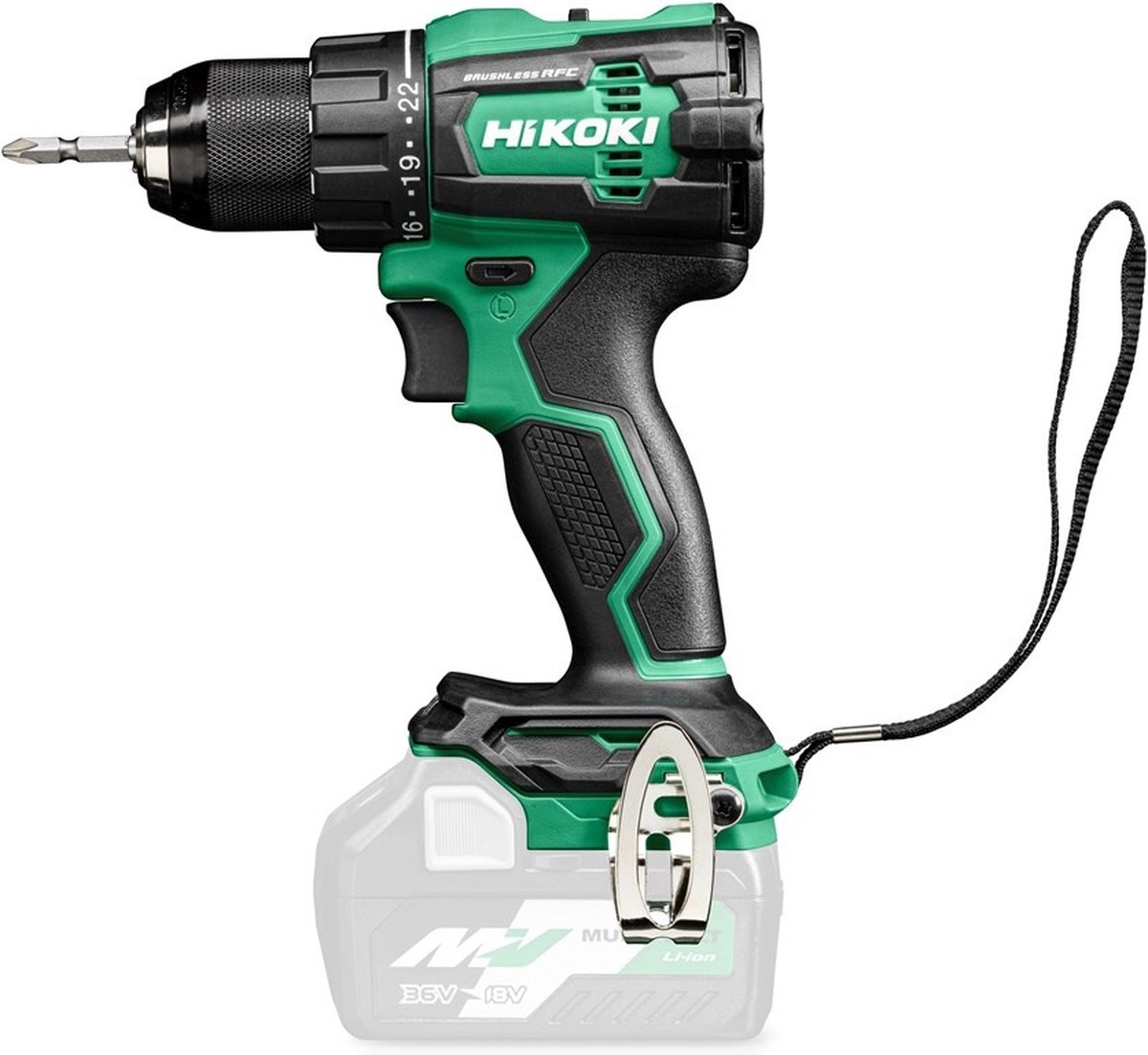 HiKOKI DS18DE -Perceuse-visseuse sans fil sans batterie, sans chargeur