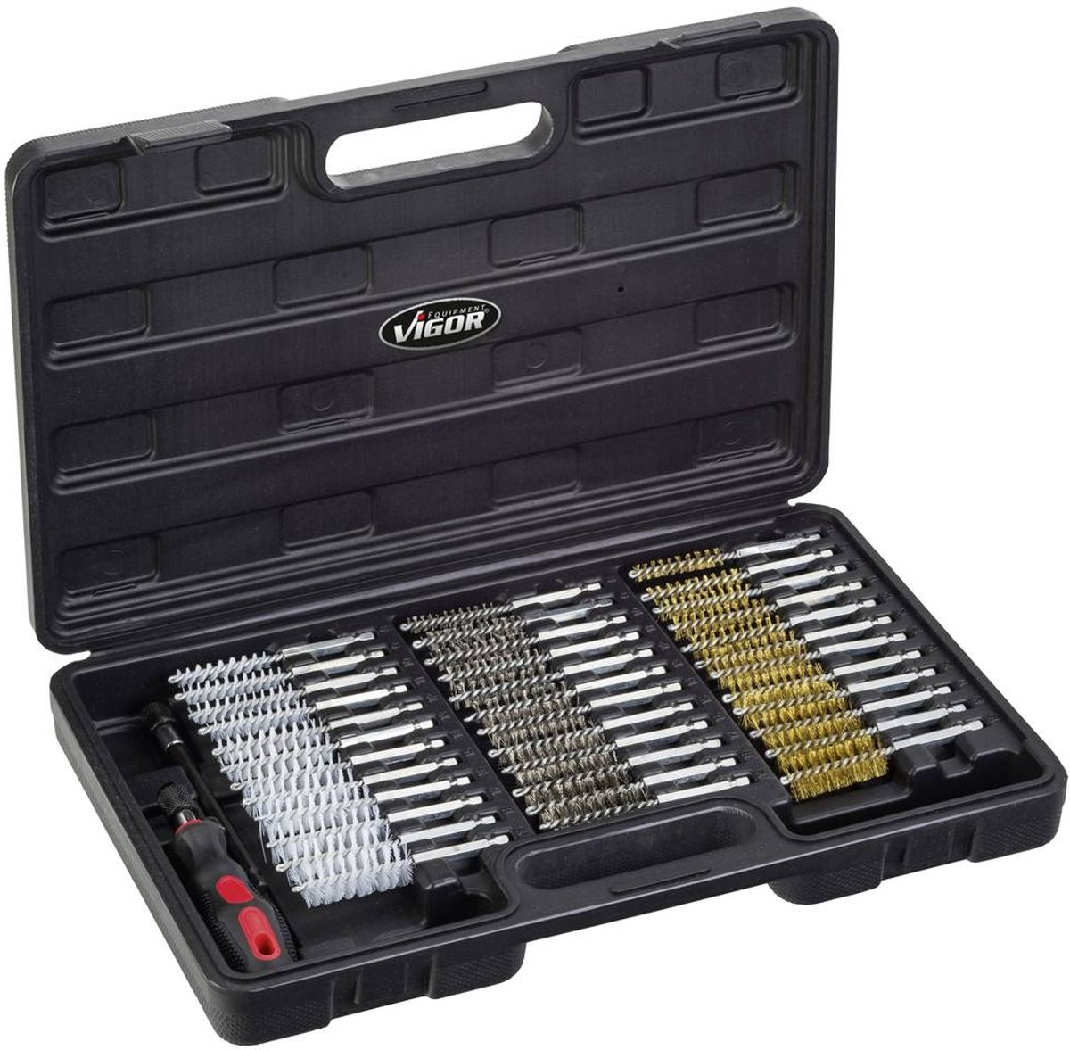 Vigor Jeu de brosses 38 pcs. V4646 1 set