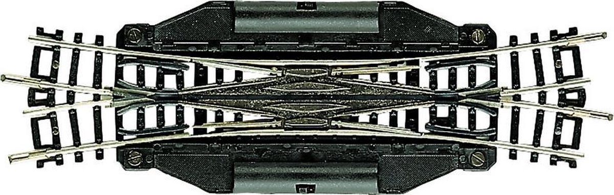 22246 (N) Voie Fleischmann (sans ballast) Traversée-jonction double, électrique 129.8 mm 15 ° 1 pc(s)