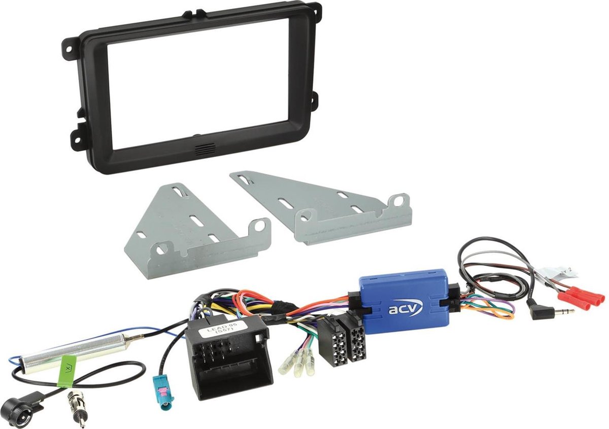 ACV 621320-30-02 Cache autoradio double DIN adapté pour (marque automobile): Seat, Skoda, Volkswagen