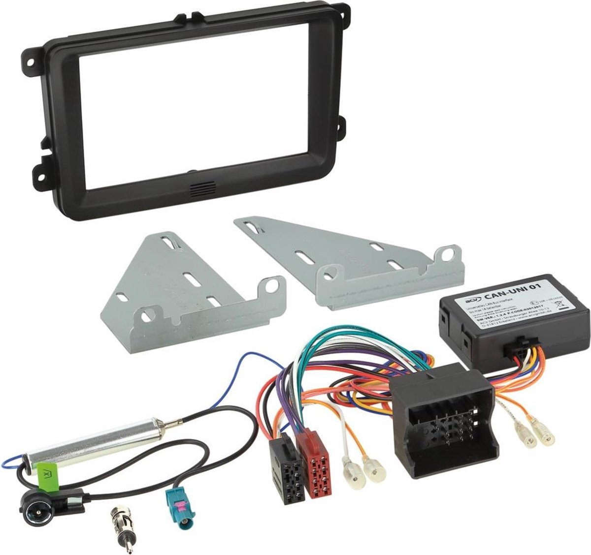 ACV 621320-30-01 Cache autoradio double DIN adapté pour (marque automobile): Seat, Skoda, Volkswagen