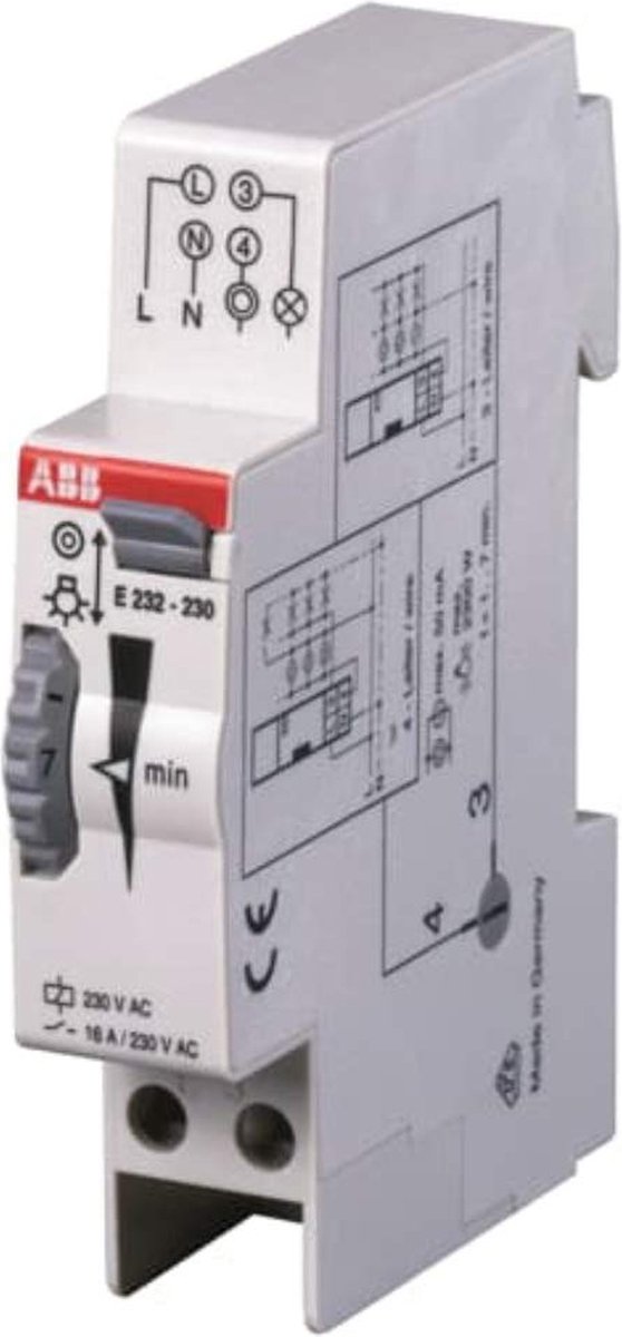 ABB 2CDE110000R0501 Minuterie descalier profilé 230 V