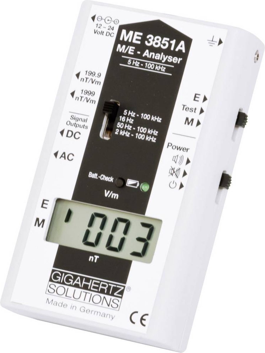 Mesureur dondes électromagnétiques BF Gigahertz Solutions ME3851A