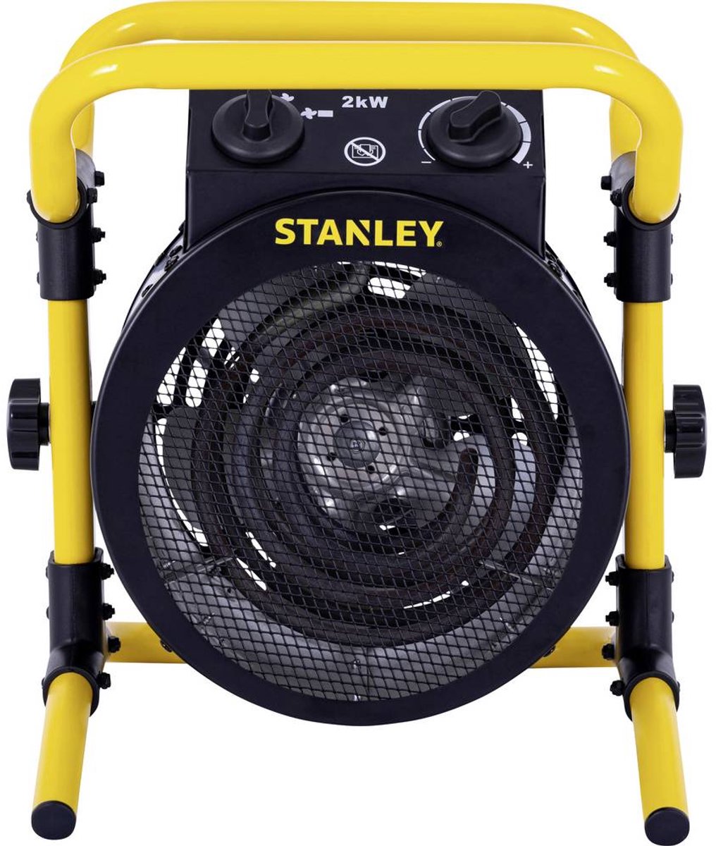 STANLEY SXJH102000E Radiateur soufflant 2000W 20 m² noir/jaune