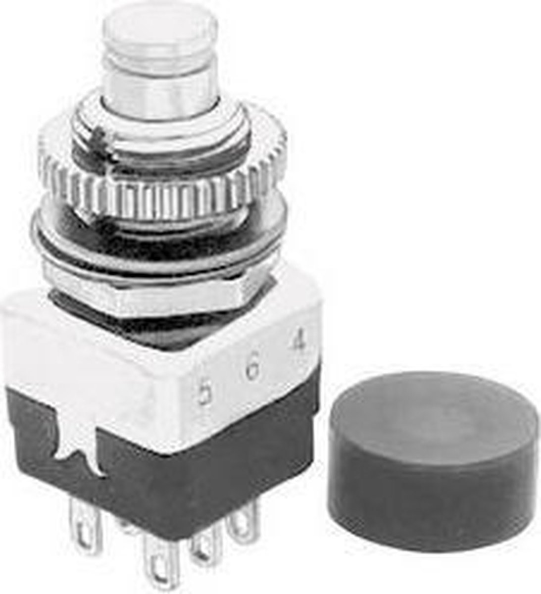 APEM 104450003 104450003 Bouton-poussoir 220 V/AC 2 A 2 x On/(Off) à rappel 1 pc(s)