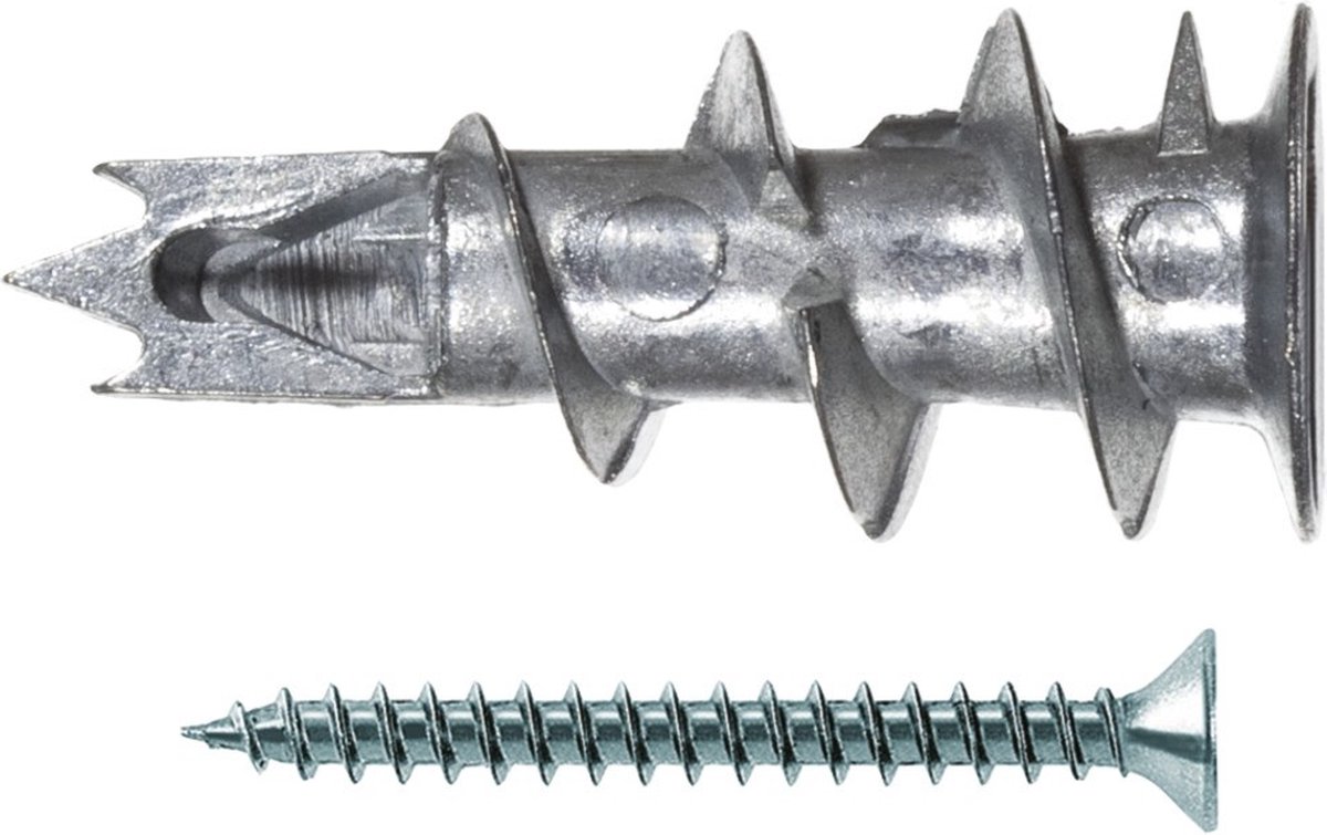 Chevilles métalliques pour placoplâtre GKM 12 Fischer 40432, en acier, 100 pcs.