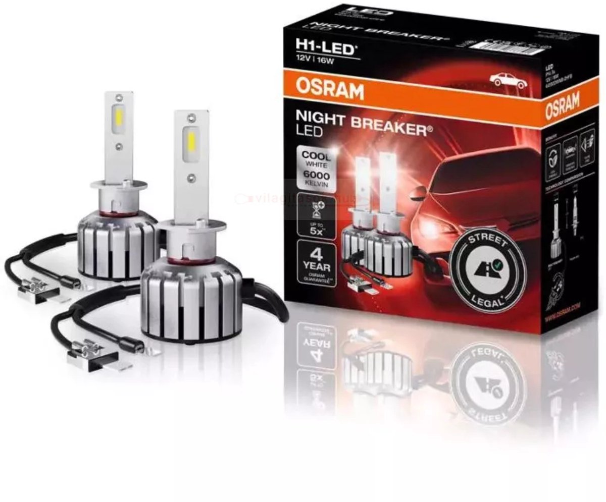 Osram Automotive 64150DWNB Ampoule LED Night Breaker® H1 16 W 12 V