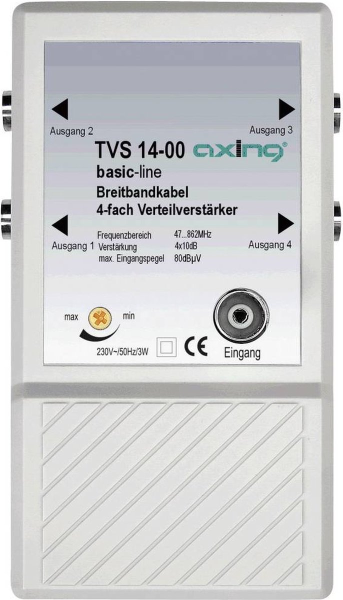 Amplificateur répartiteur Axing TVS 14