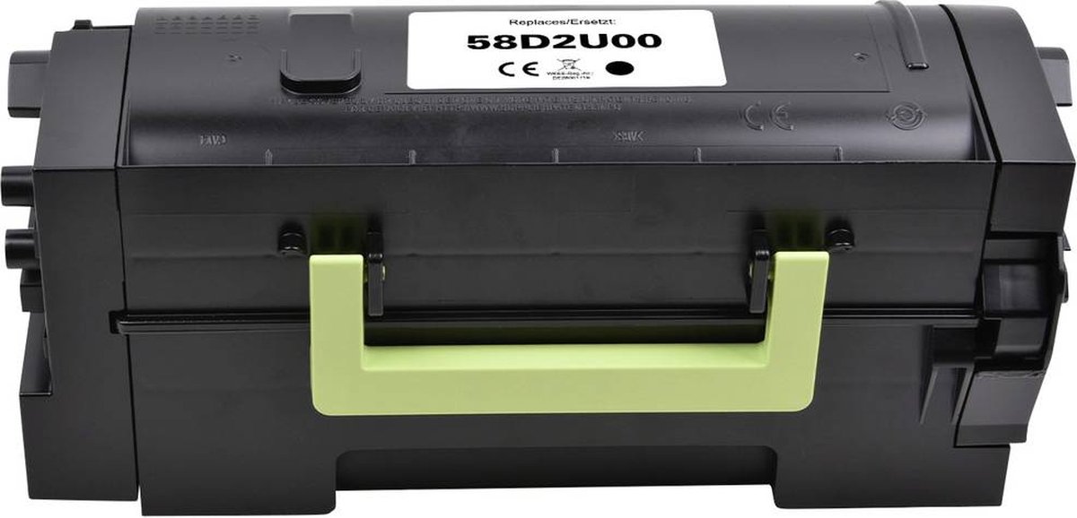 Renkforce Toner remplace Lexmark 58D2U00 compatible noir 55000 pages 58D2U00 RF-6131510