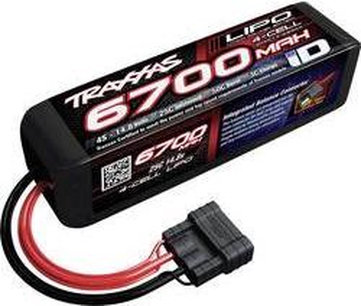 Traxxas Pack de batterie (LiPo) 14.8 V 6700 mAh Nombre de cellules: 4 25 C Softcase Traxxas iD