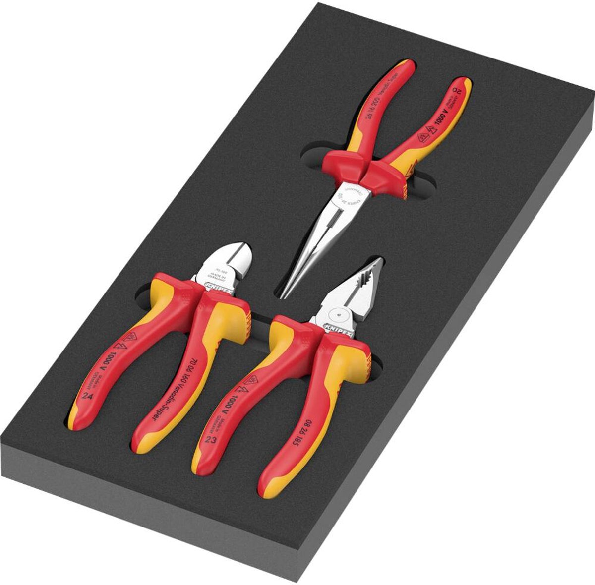Wera 05150184001 VDE Jeu de pinces 3 pièces