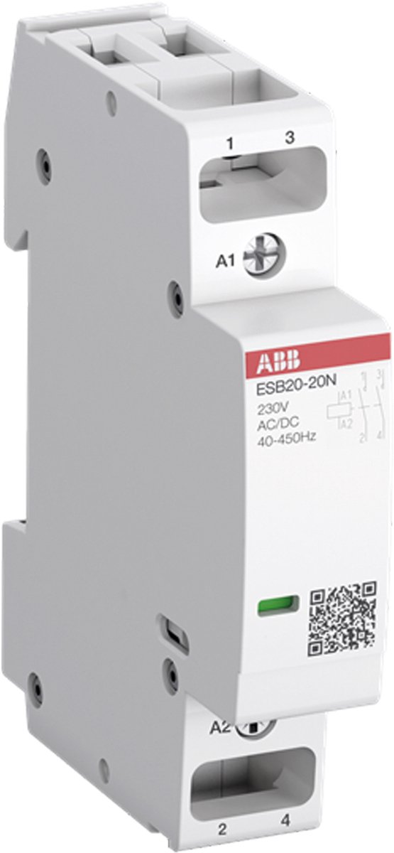ABB ESB20-20N-06 Contacteur dinstallation 2 NO (T) 220 V, 250 V 1 pc(s)