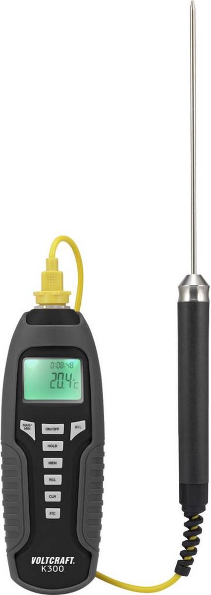 Appareil de mesure de température VOLTCRAFT K300 -200 - 1370 °C sonde K