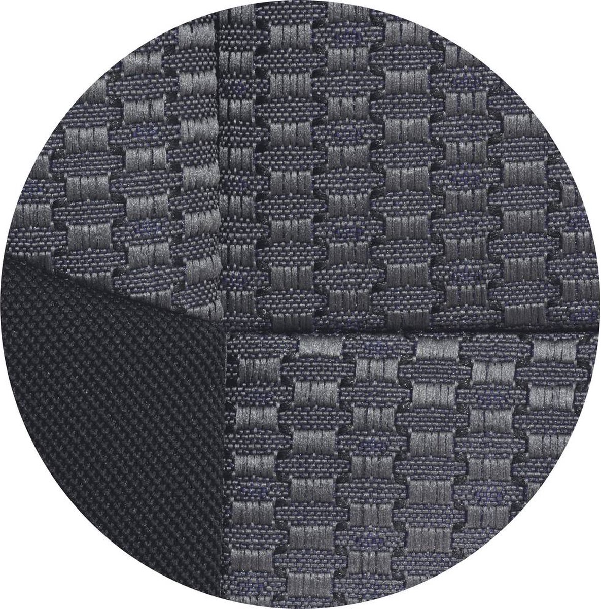 Housse de siège 4 pièces HP Autozubehör 22304 polyester noir siège conducteur, siège passager
