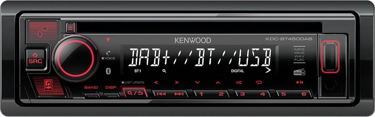 Kenwood KDCBT450DAB Autoradio port pour commande au volant