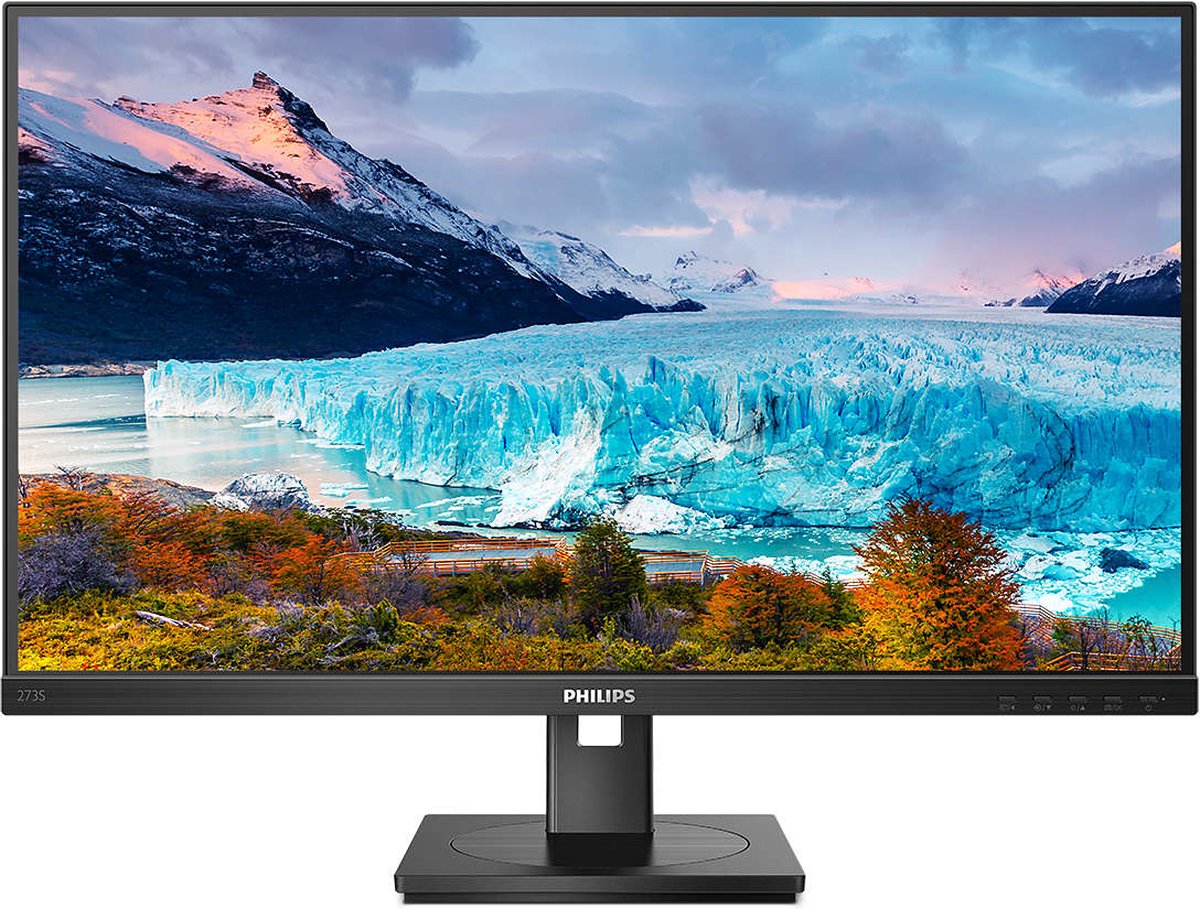 Moniteur LED Philips Monitore 273S1/00 CEE E (A - G) 68.6 cm 27 pouces 1920 x 1080 pixels 16:9 4 ms HDMI™, DisplayPort, Audio-Line-out, USB 3.1 (Gen 1), USB-C®