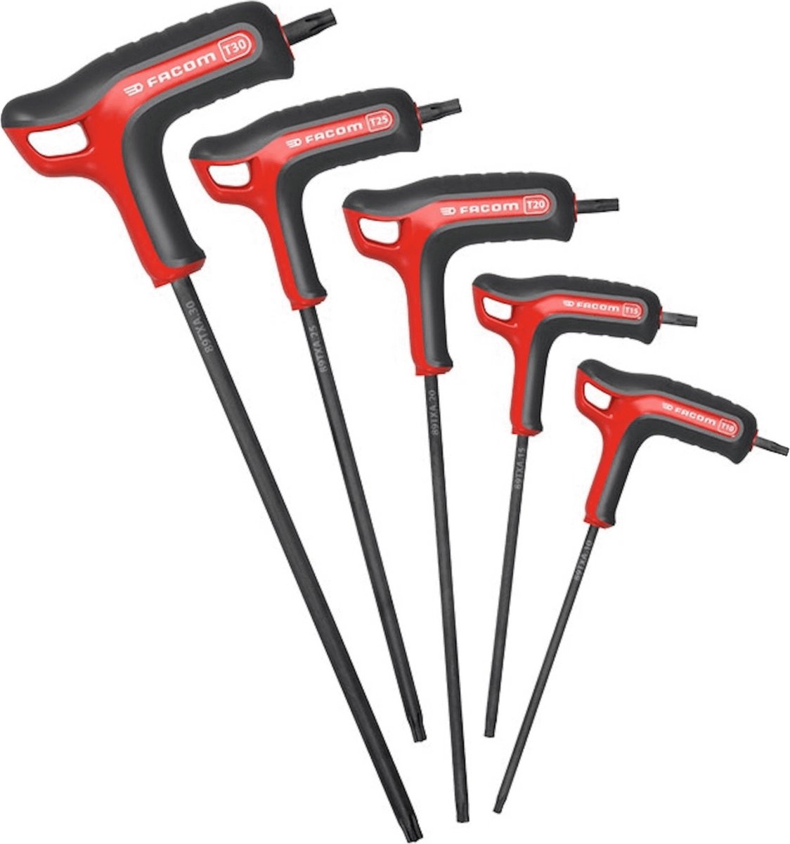 Facom pour latelier Jeu de tournevis 5 pièces 6 pans intérieurs (TX)