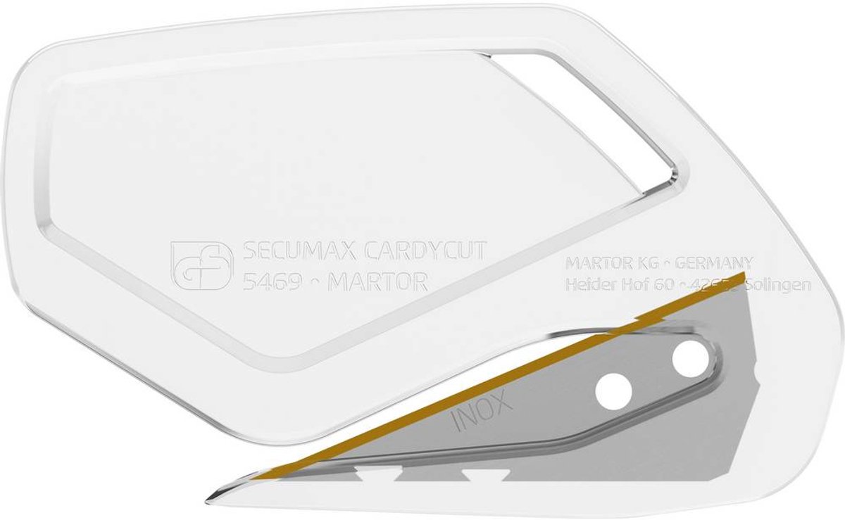 MARTOR 546912.12 COUTEAU DE SÉCURITÉ MARTOR SECUMAX CARDYCUT NR. 546912, 10 dans la boîte 10 pc(s)