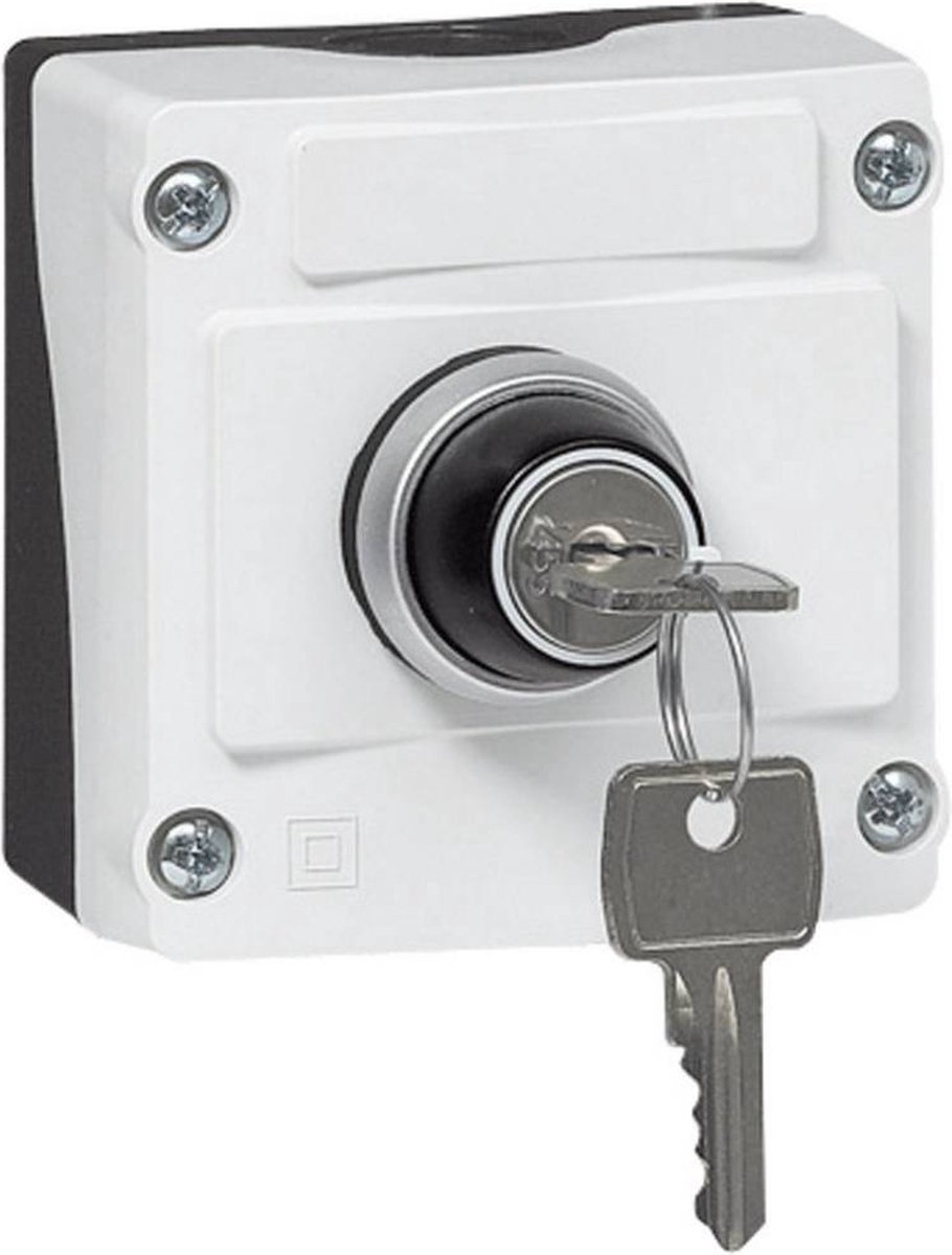 BACO 100516-BK LBX12610 Commutateur à clé en boîtier clé noir, gris décrochage par clef 1 pc(s) Piece