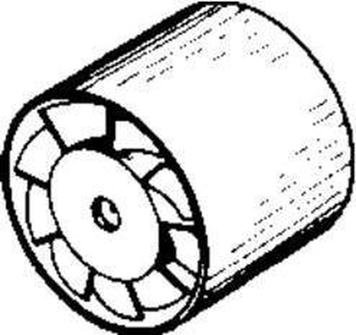 Wallair 20100262 Ventilateur tubulaire encastrable 230 V 320 m³/h 15 cm