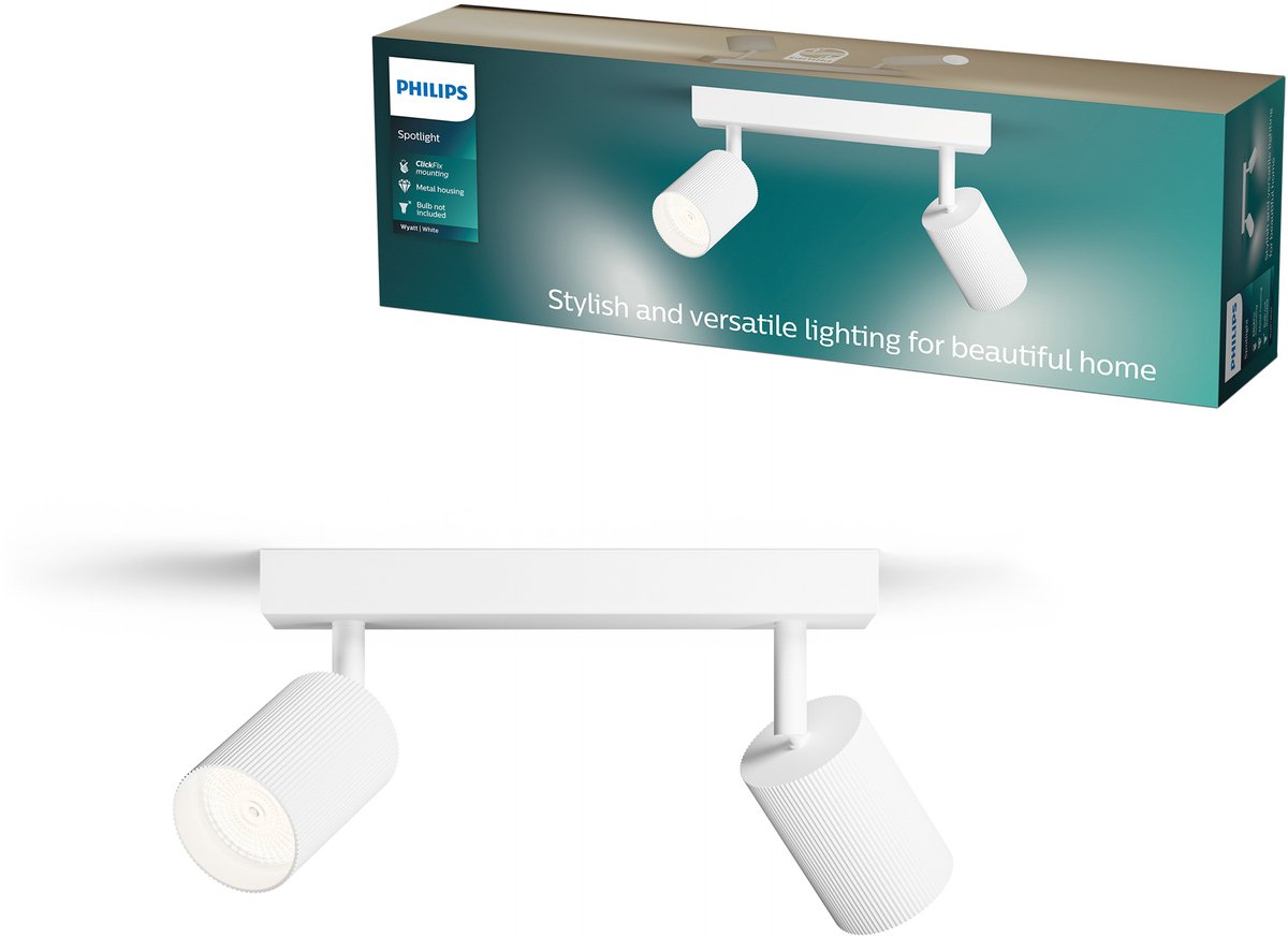 Philips  8721103163110 Spot de plafond LED GU10   blanc