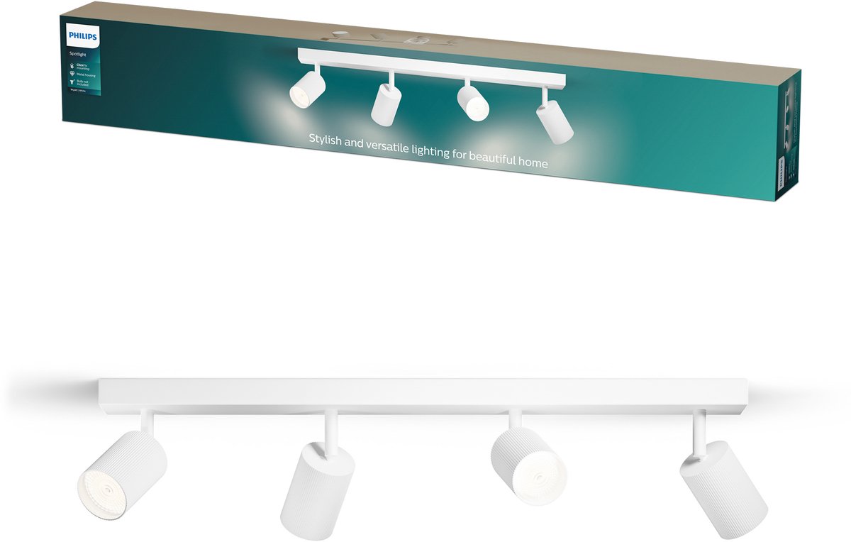Philips  8721103163158 Spot de plafond LED GU10   blanc
