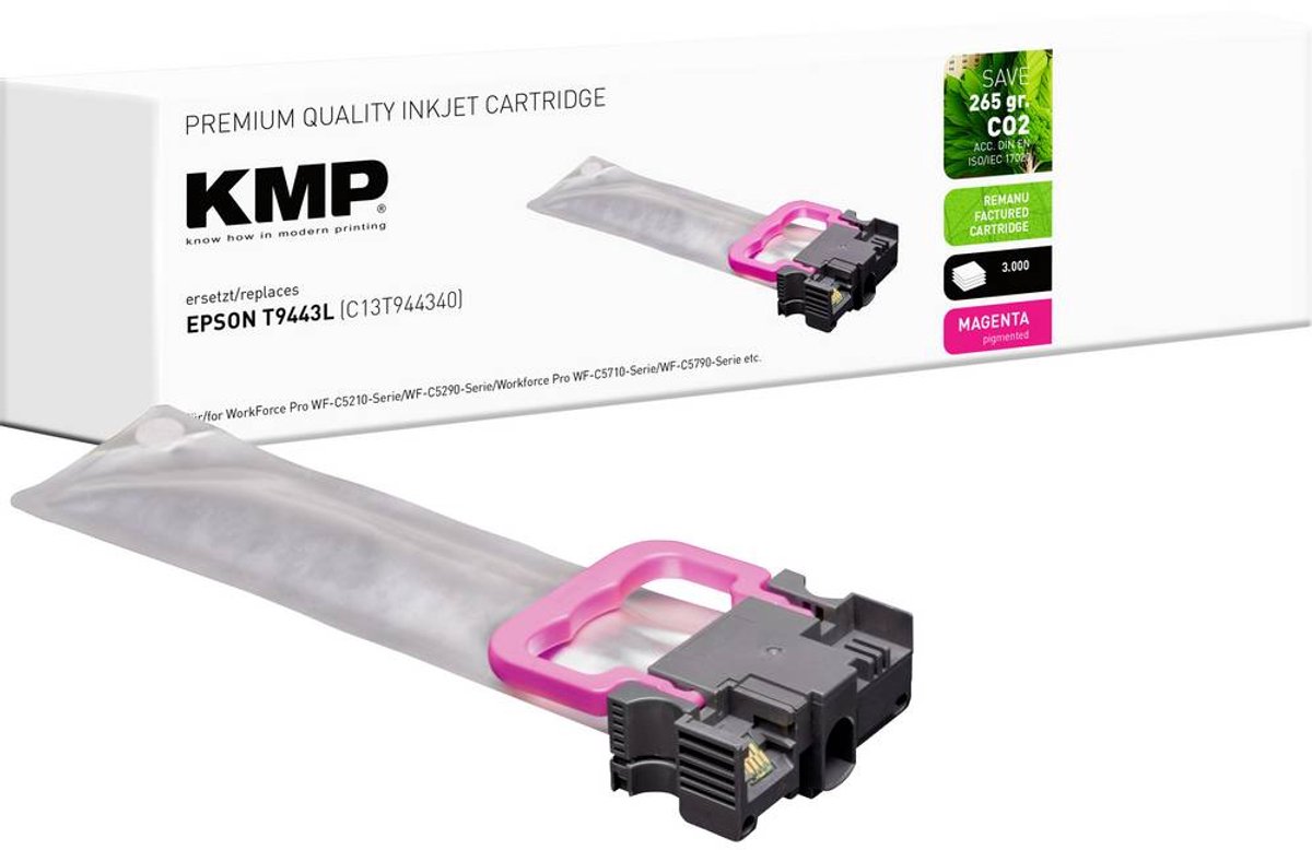 KMP Encre remplace Epson T9443 L compatible magenta 1645,4806 1645,4806