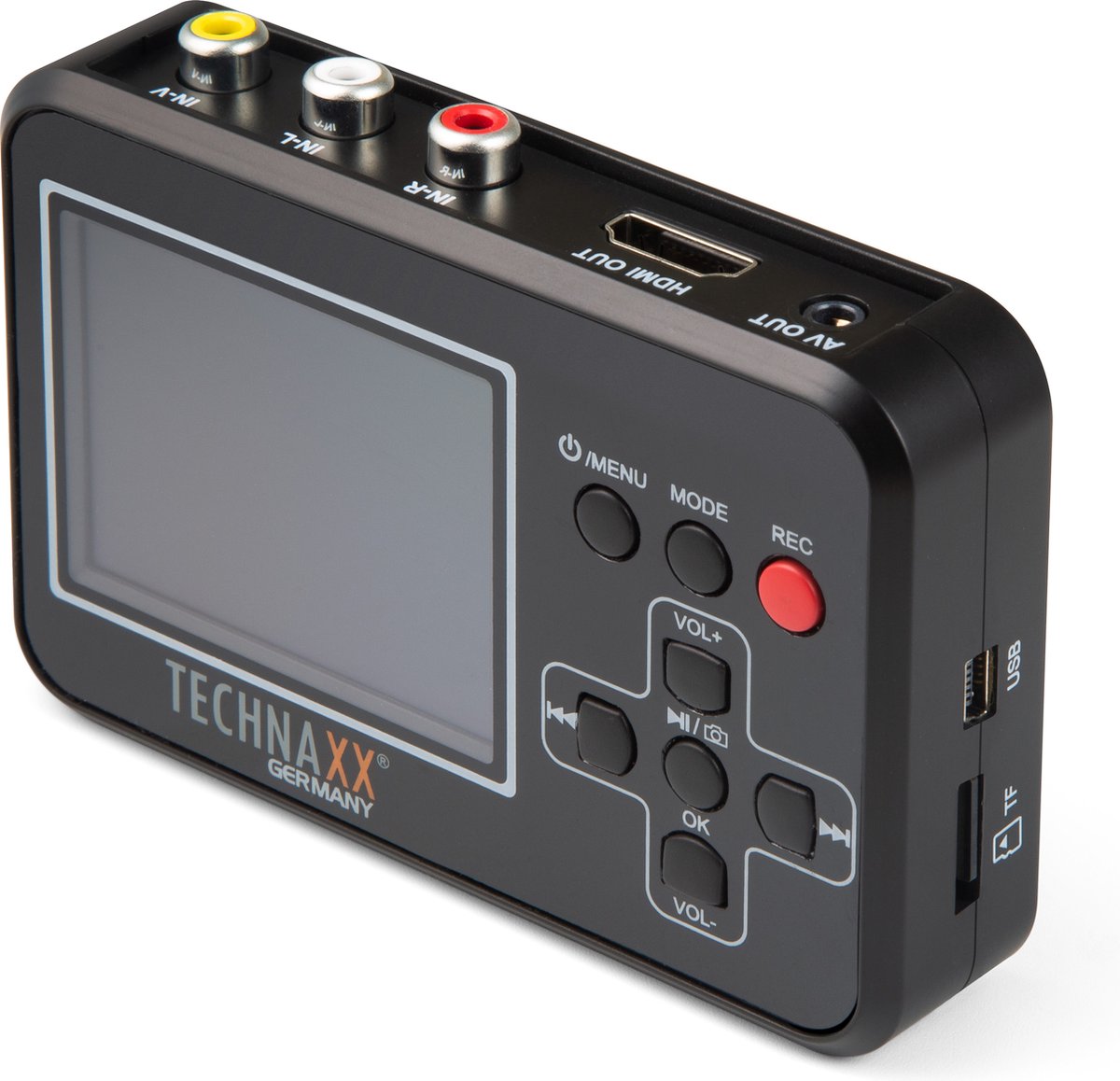 Technaxx TX-182 Numériseur vidéo Fonction Livestream, Plug and Play, Logiciel de traitement