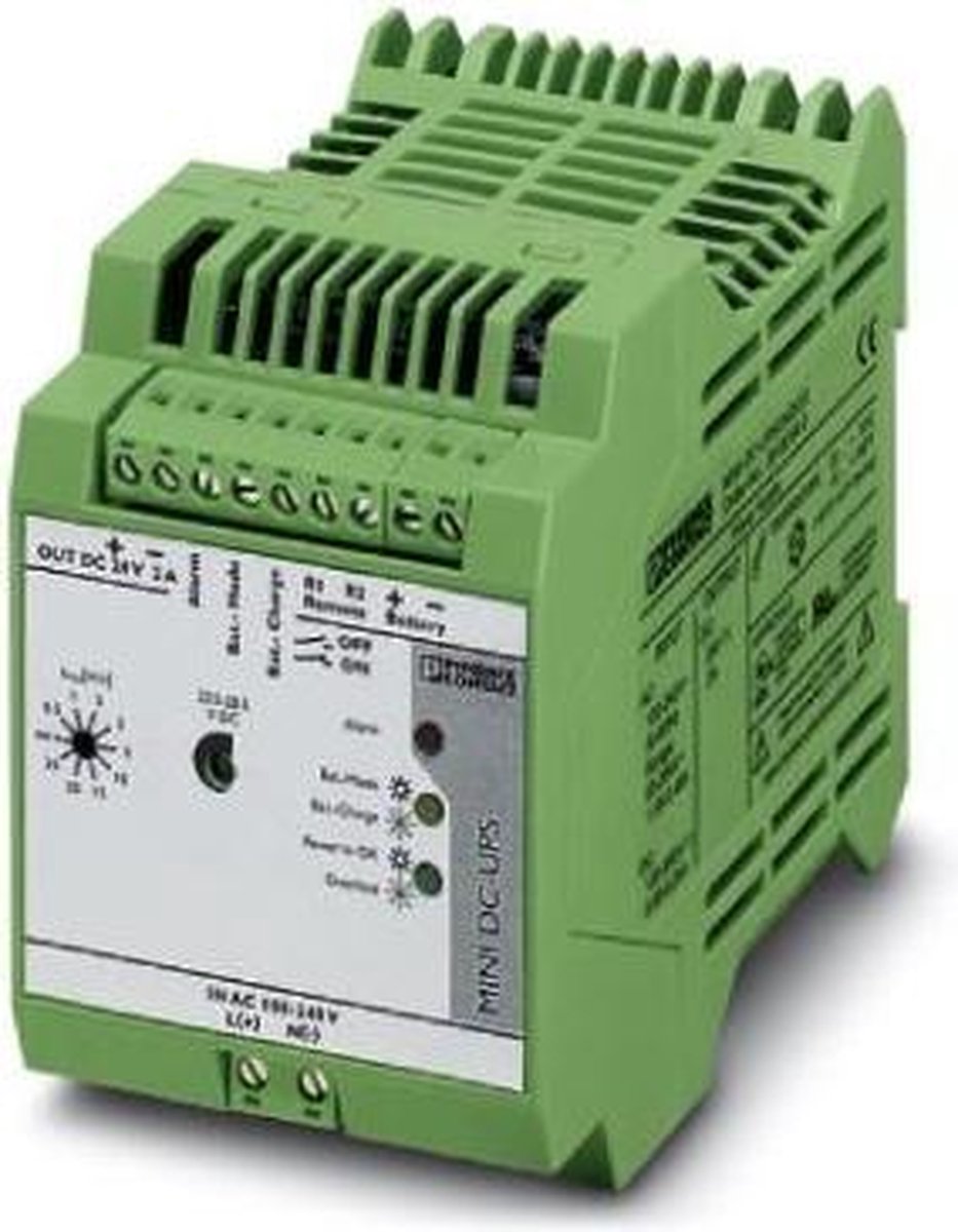 Onduleur (ASI) industriel - Installation (rail DIN) Phoenix Contact MINI-DC-UPS/24DC/2