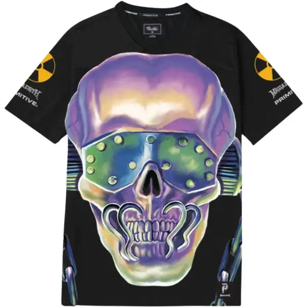 Camiseta Primitive Megadeth Rattlehead Jersey (M - Black)