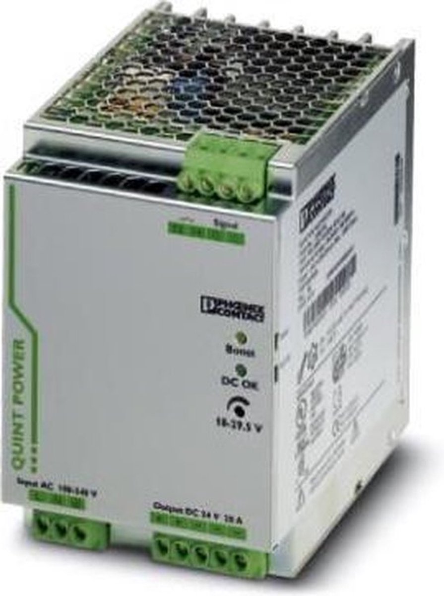 Alimentation rail DIN Phoenix Contact QUINT-PS/1AC/24DC/20 29.5 V/DC 20 A 480 W 1 x