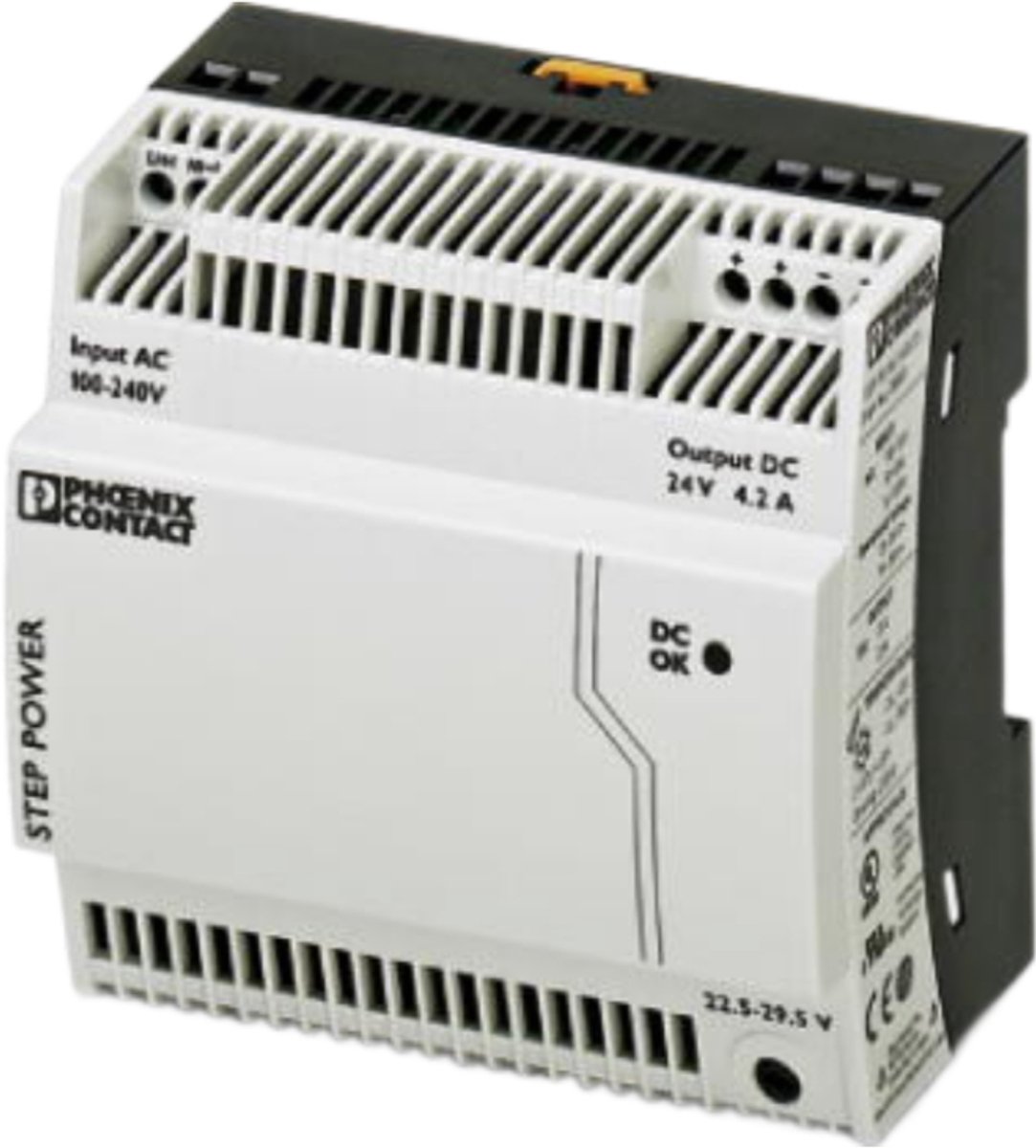 Alimentation rail DIN Phoenix Contact STEP-PS/1AC/24DC/4.2 2868664 24 V/DC 4.4 A 100 W 1 x 1 pc(s)
