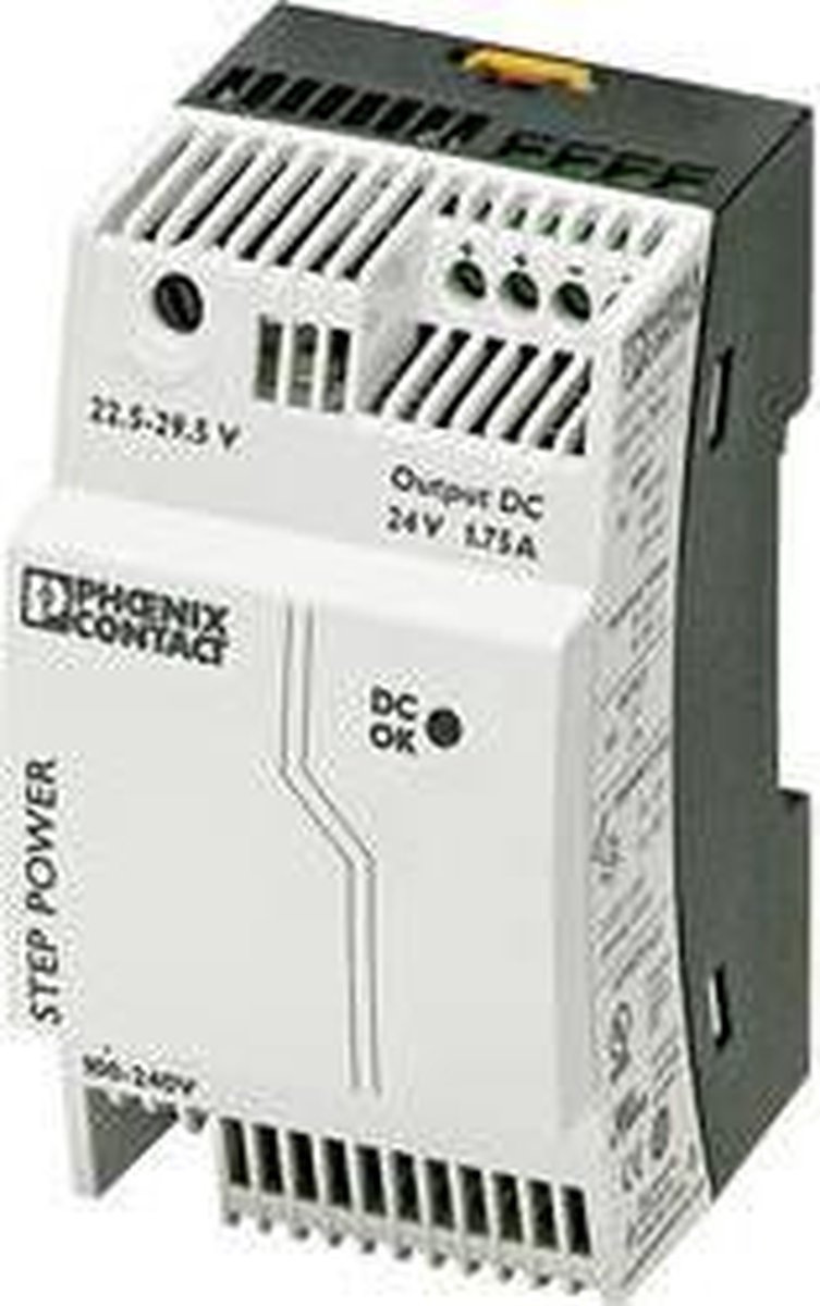 Alimentation rail DIN Phoenix Contact STEP-PS/1AC/24DC/1.75 2868648 24 V/DC 1.9 A 42 W 1 x 1 pc(s)