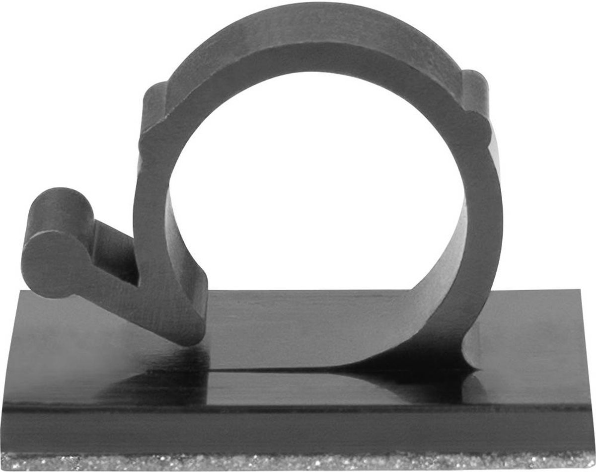 HellermannTyton MAGRA13-PA66/NDFEBR5-BK (15) Clip de câble 151-04465 Plage de Ø du faisceau 13 mm (max) noir 15 pc(s)