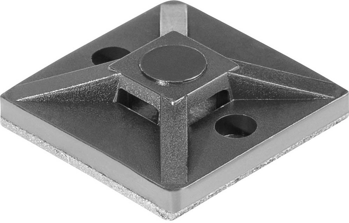 HellermannTyton MAGMB3-PA66/NDFEBR5-BK (25) Embase de fixation 151-04462 noir 25 pc(s)