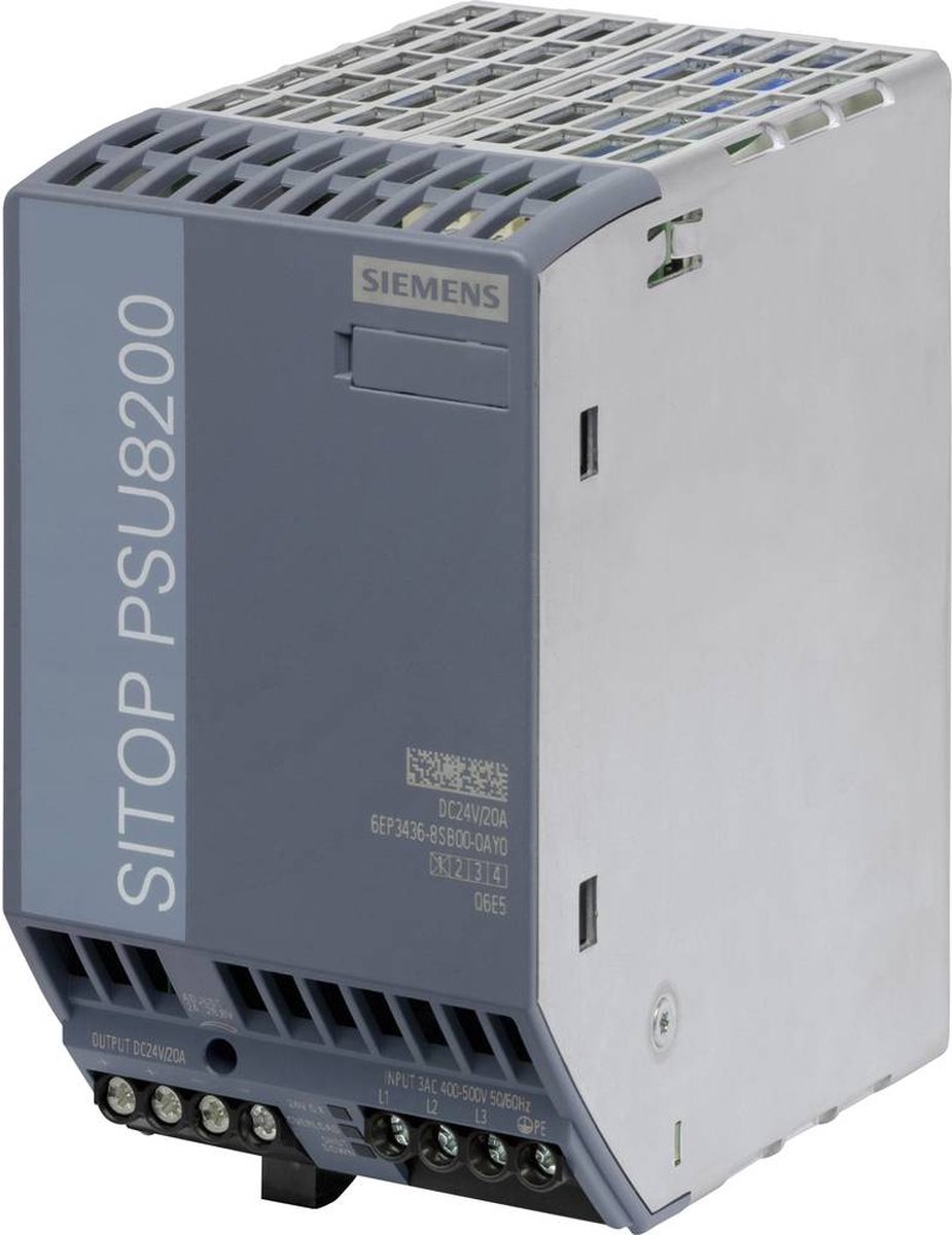 Alimentation rail DIN Siemens SITOP PSU8200 24 V/20 A 28.8 V/DC 20 A 480 W 1 x