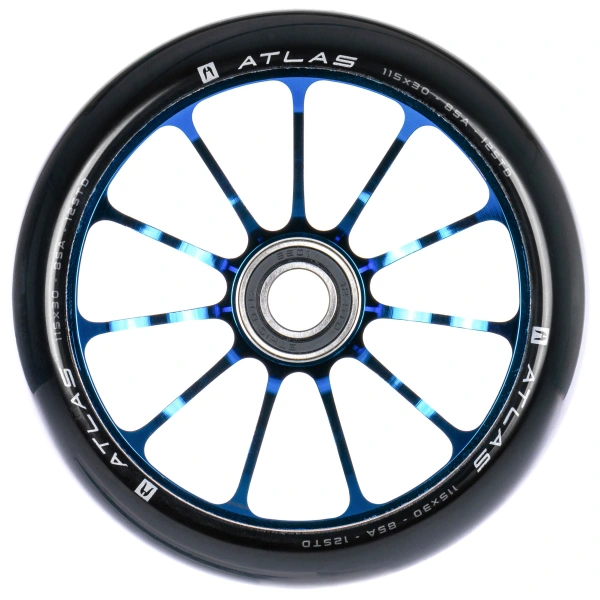 Scootin Rengas Ethic Atlas 12 STD 115mm (115mm - Chrome Blue)