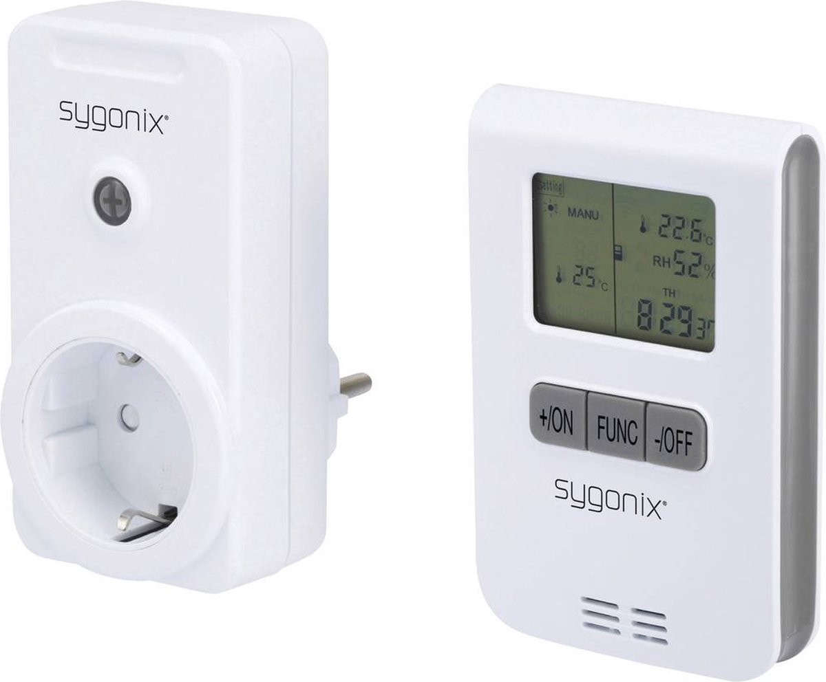 RS2W sans fil Set pour commande de chauffage fiche intermédiaire Puissance de coupure (max.) 3500 W Portée max. 150 m