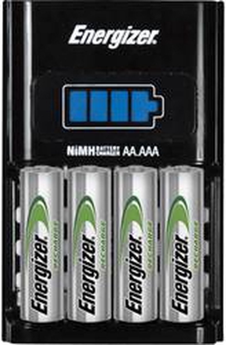 Chargeur de piles rondes NiMH avec accus Energizer CH1HR3